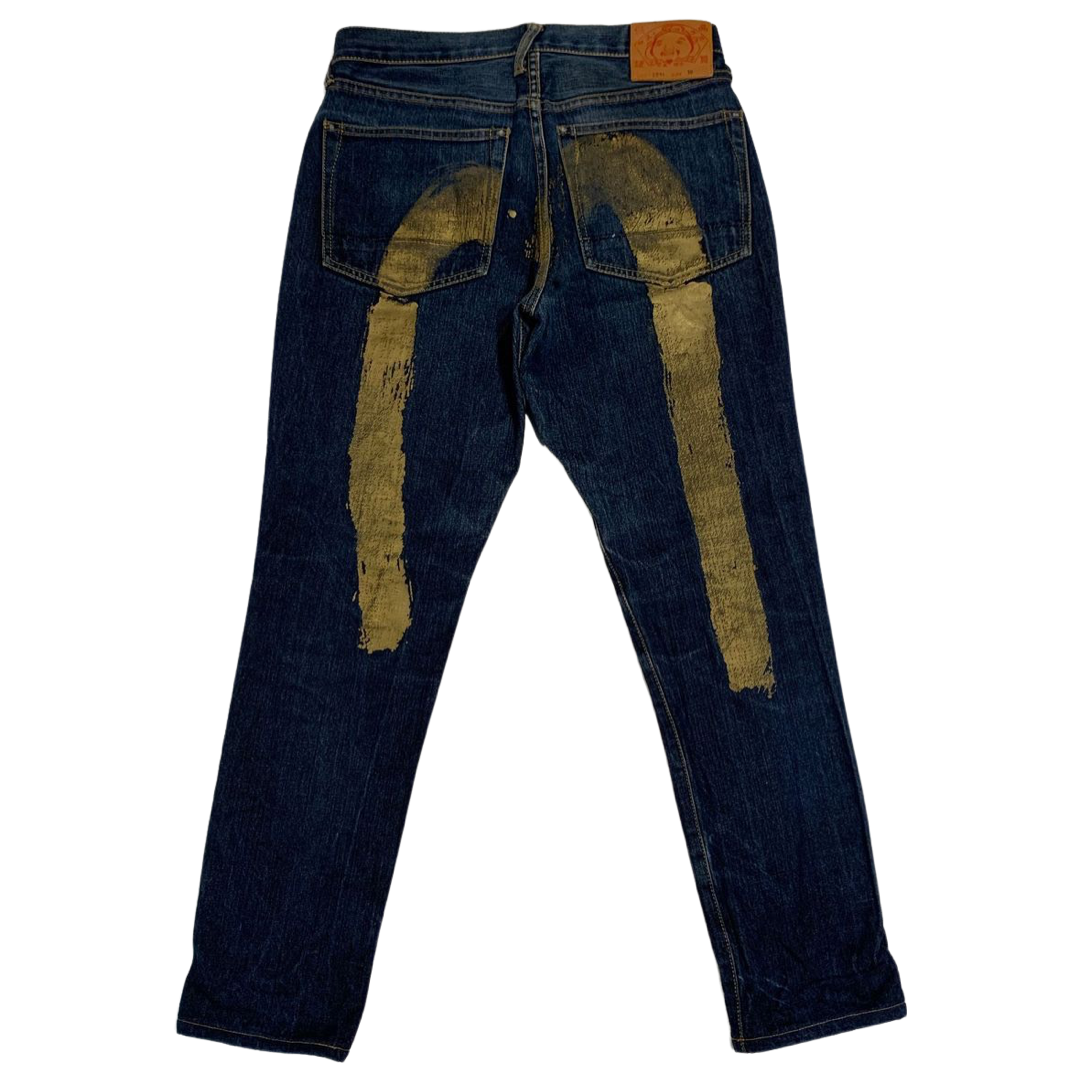 EVISU x SUGAR CANE Jeans Denim Pants Size 32 x 33 New From